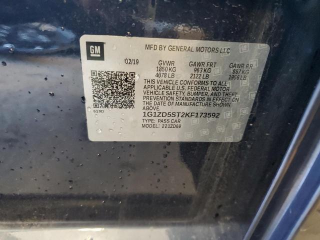 2019 CHEVROLET MALIBU LT - 1G1ZD5ST2KF173592