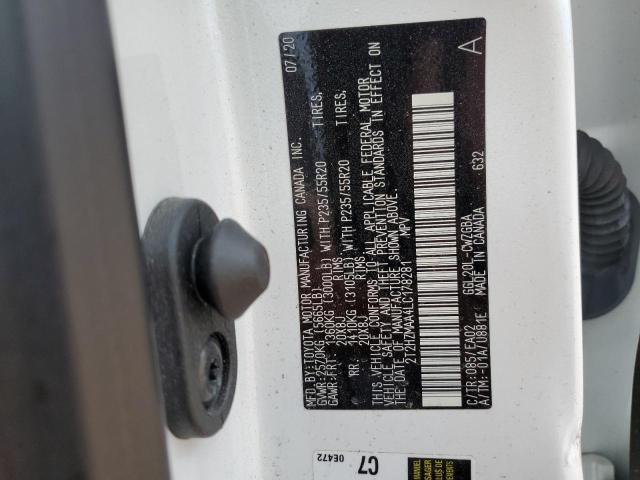 2020 LEXUS RX 350 2T2HZMAA4LC178281