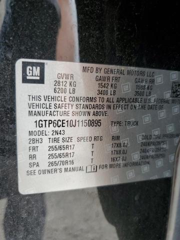 2018 GMC CANYON SLE 1GTP6CE10J1150895