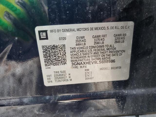 2020 CHEVROLET EQUINOX LS - 3GNAXHEV9LS698986
