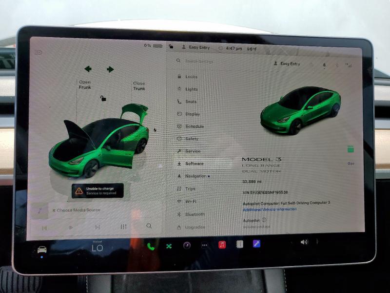 2022 TESLA MODEL 3 - 5YJ3E1EB5NF195536
