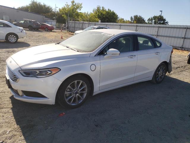 FORD FUSION SE 2018 white  hybrid engine 3FA6P0PU5JR111309 photo #1