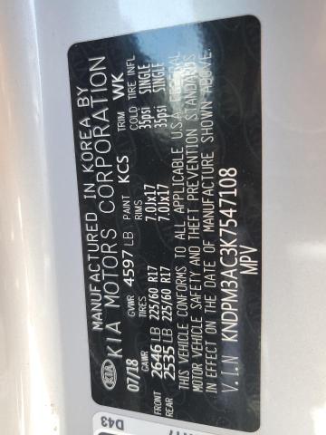 2019 KIA SPORTAGE L - KNDPM3AC3K7547108