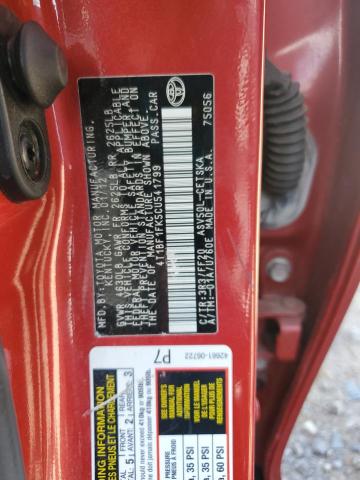 2012 TOYOTA CAMRY BASE - 4T1BF1FK5CU541799