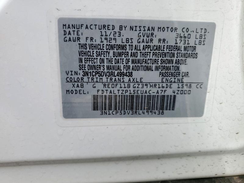 2024 NISSAN KICKS SR 3N1CP5DV3RL499438