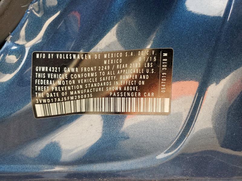 2015 VOLKSWAGEN JETTA SE - 3VWD17AJ5FM290835