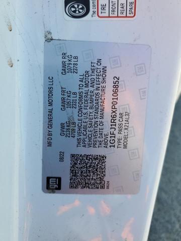2023 CHEVROLET CAMARO ZL1 1G1FJ1R6XP0106852