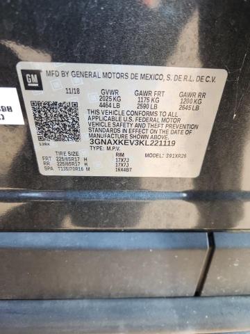 2019 CHEVROLET EQUINOX LT - 3GNAXKEV3KL221119