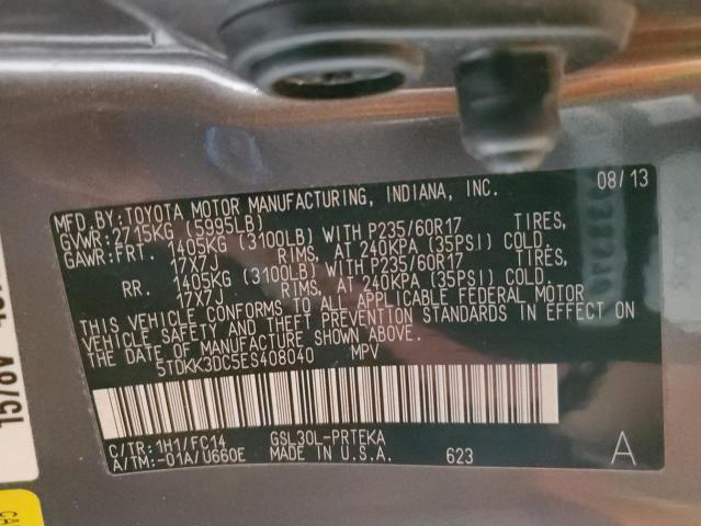 2014 TOYOTA SIENNA LE - 5TDKK3DC5ES408040