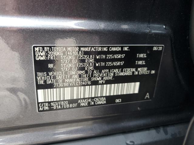 2020 TOYOTA RAV4 LE - 2T3G1RFV7LC114016