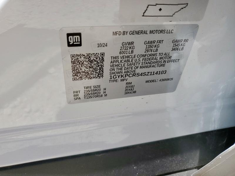 2025 CADILLAC XT6 PREMIU 1GYKPCRS4SZ114103