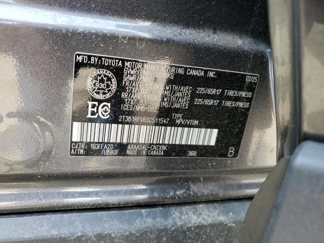 2025 TOYOTA RAV4 LE - 2T3B1RFV6SC511547