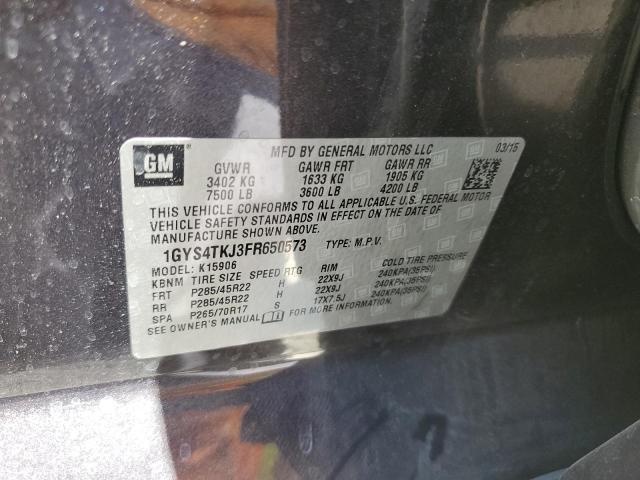 2015 CADILLAC ESCALADE E - 1GYS4TKJ3FR650573