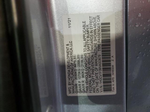 2022 HONDA ACCORD SPO - 1HGCV1F39NA003679