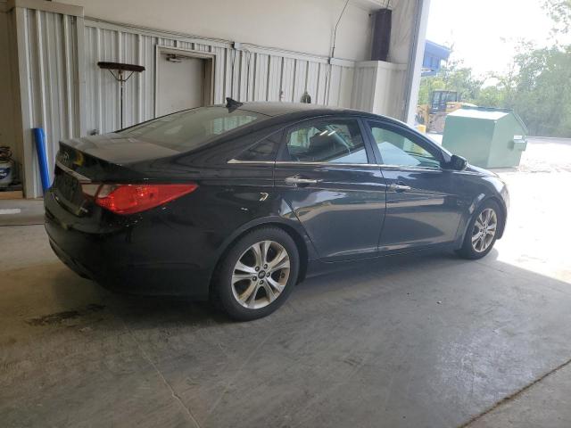 HYUNDAI SONATA SE 2011 black  gas 5NPEC4AC4BH129815 photo #4