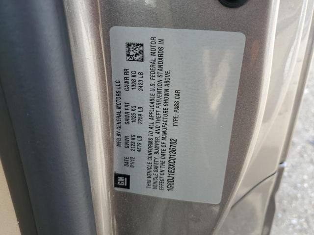 2012 CADILLAC CTS PERFOR - 1G6DJ1E3XC0136702