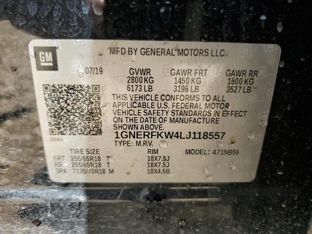 2020 CHEVROLET TRAVERSE L 1GNERFKW4LJ118557