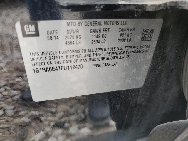 2015 CHEVROLET VOLT 1G1RA6E47FU112470