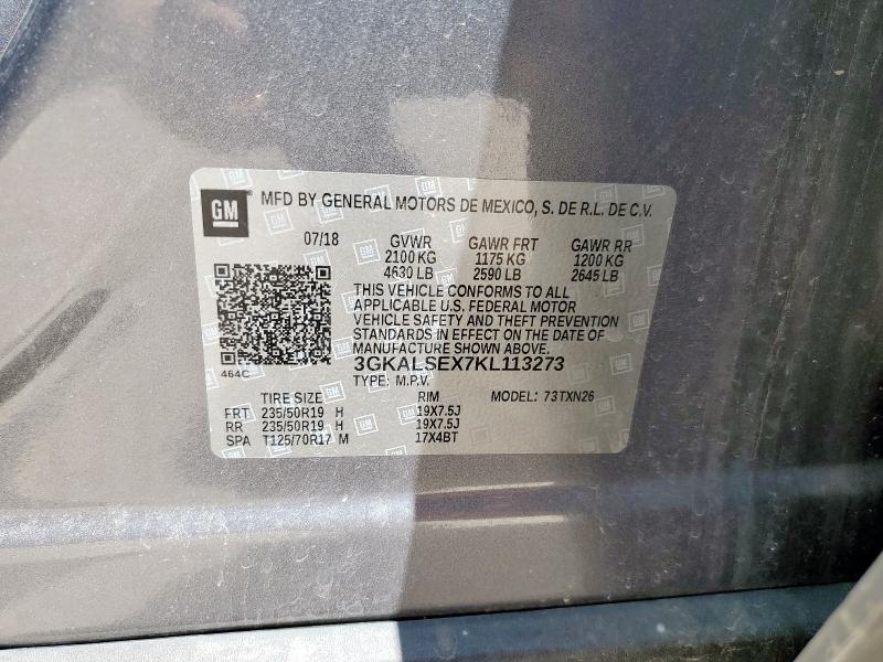 2019 GMC TERRAIN DE 3GKALSEX7KL113273