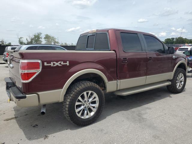 FORD F150 SUPER 2010 burgundy crew pic flexible fuel 1FTFW1EV3AKE13197 photo #4