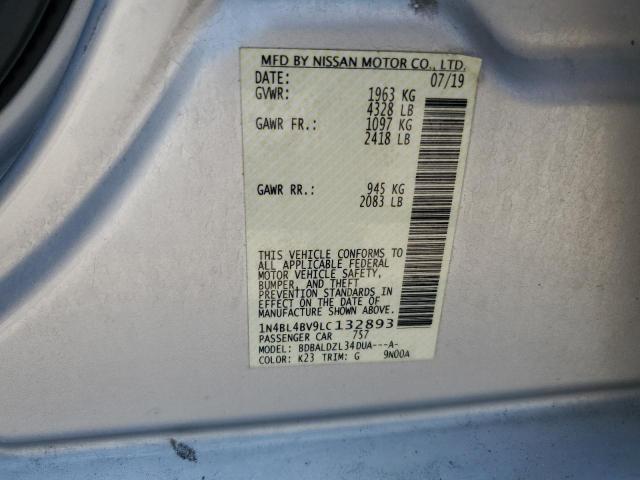 2020 NISSAN ALTIMA S 1N4BL4BV9LC132893