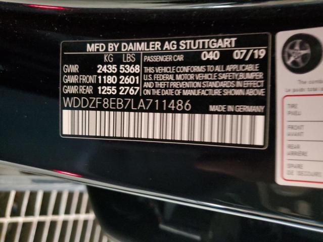 2020 MERCEDES-BENZ E 350 4MAT WDDZF8EB7LA711486