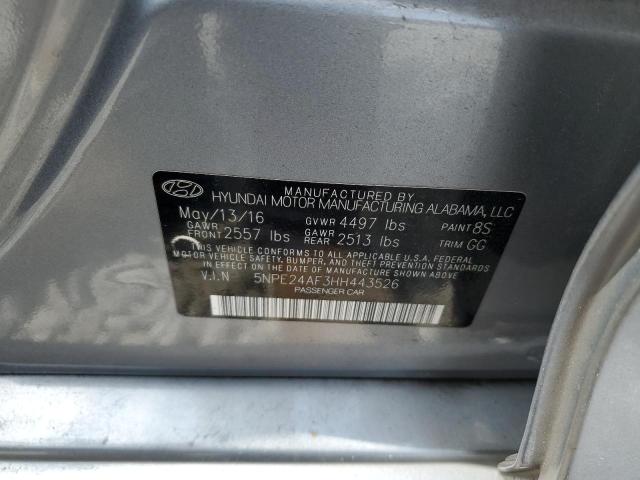 2017 HYUNDAI SONATA SE - 5NPE24AF3HH443526