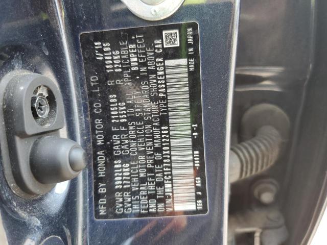 2018 HONDA CIVIC EXL JHMFC1F78JX012268