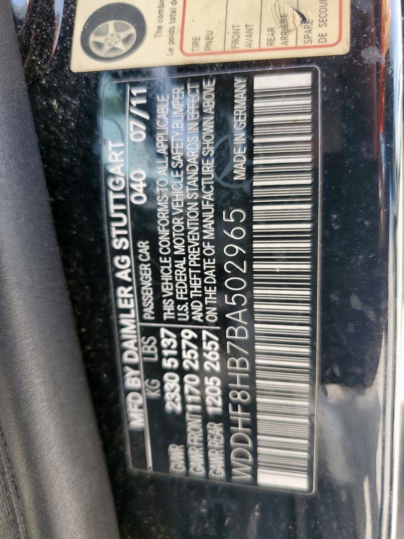 2011 MERCEDES-BENZ E 350 4MAT - WDDHF8HB7BA502965