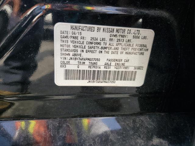 2015 INFINITI Q50 BASE JN1BV7AR4FM407050