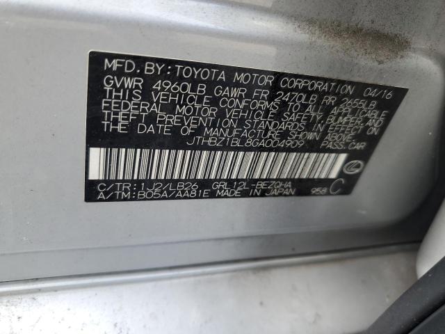 2016 LEXUS GS 350 BAS JTHBZ1BL8GA004909