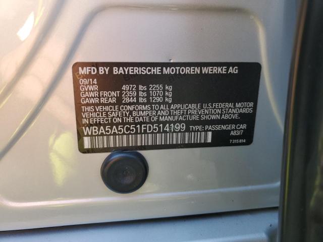2015 BMW 528 I WBA5A5C51FD514199
