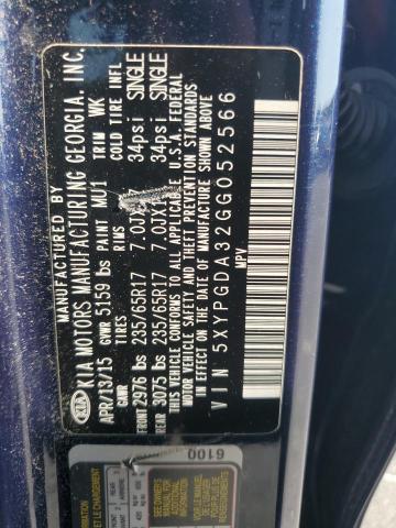2016 KIA SORENTO LX 5XYPGDA32GG052566