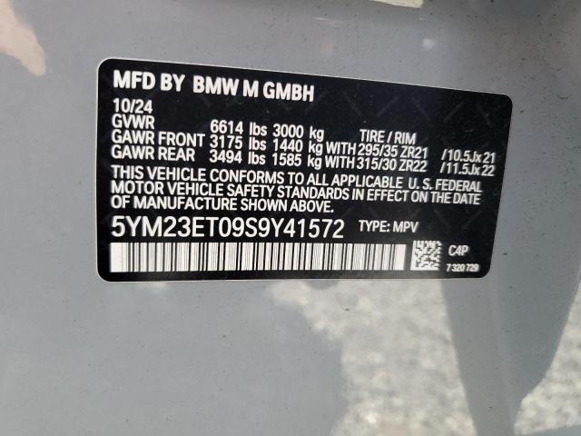 2025 BMW X6 M COMPE 5YM23ET09S9Y41572