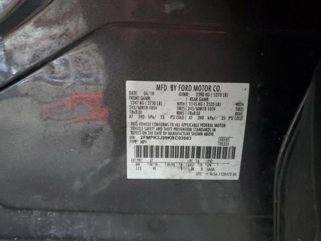 2019 FORD EDGE SEL #3260673685