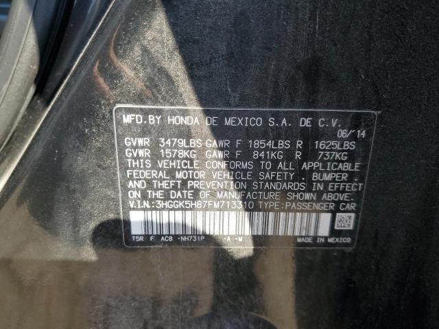 2015 HONDA FIT EX 3HGGK5H87FM713310