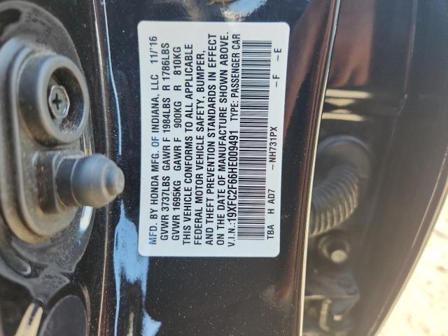 2017 HONDA CIVIC LX - 19XFC2F66HE009491