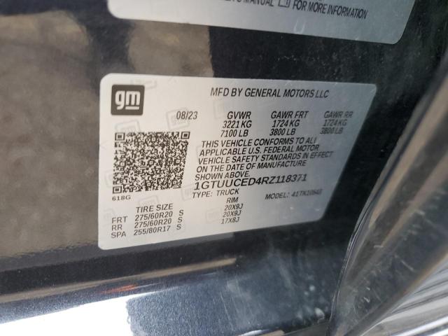 2024 GMC SIERRA K15 1GTUUCED4RZ118371
