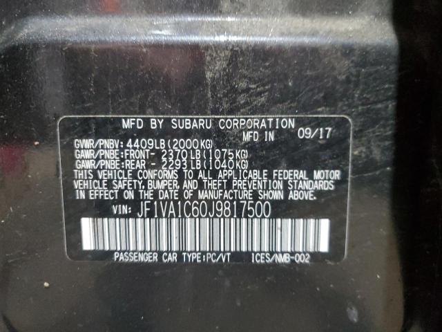 2018 SUBARU WRX PREMIU JF1VA1C60J9817500