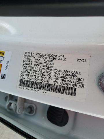 2023 HONDA ACCORD LX 1HGCY1F27PA045320