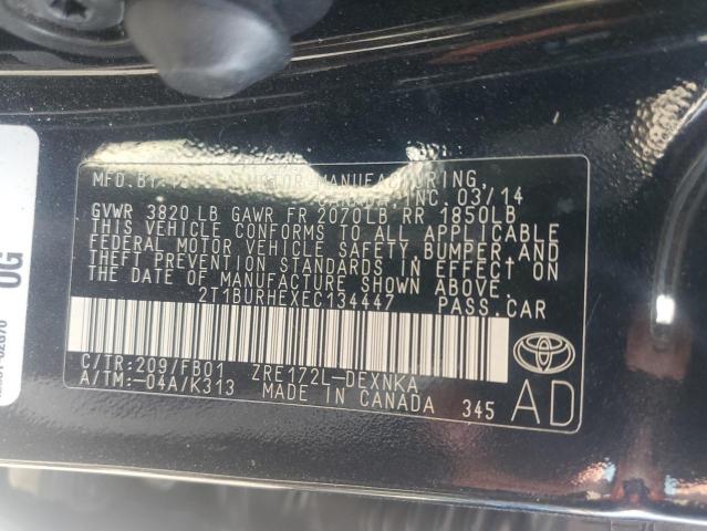 2014 TOYOTA COROLLA L - 2T1BURHEXEC134447