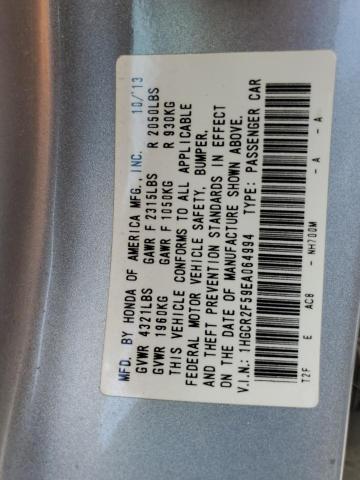 2014 HONDA ACCORD SPO - 1HGCR2F59EA064994