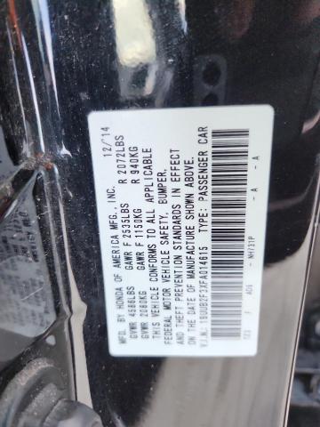 2015 ACURA TLX 19UUB2F3XFA014615