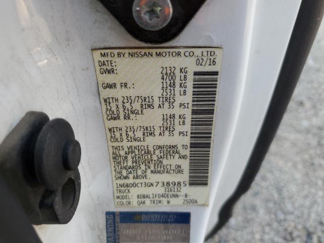 2016 NISSAN FRONTIER S 1N6BD0CT3GN738985