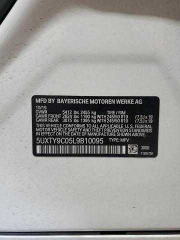 2020 BMW X3 XDRIVEM 5UXTY9C05L9B10095
