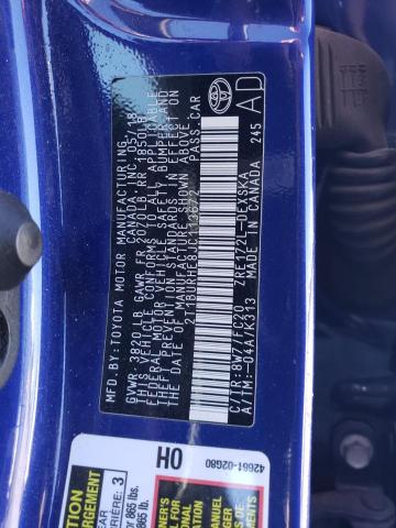 2018 TOYOTA COROLLA L - 2T1BURHE8JC113672