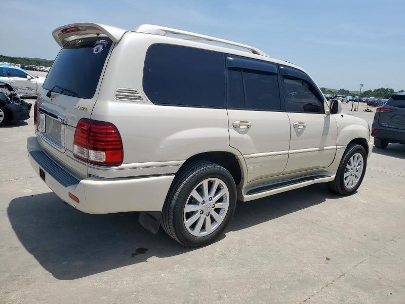 LEXUS LX 470 2004 beige 4dr spor gas JTJHT00W143537038 photo #4