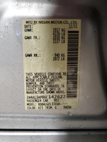 2016 NISSAN ALTIMA 2.5 - 1N4AL3AP8GC142622