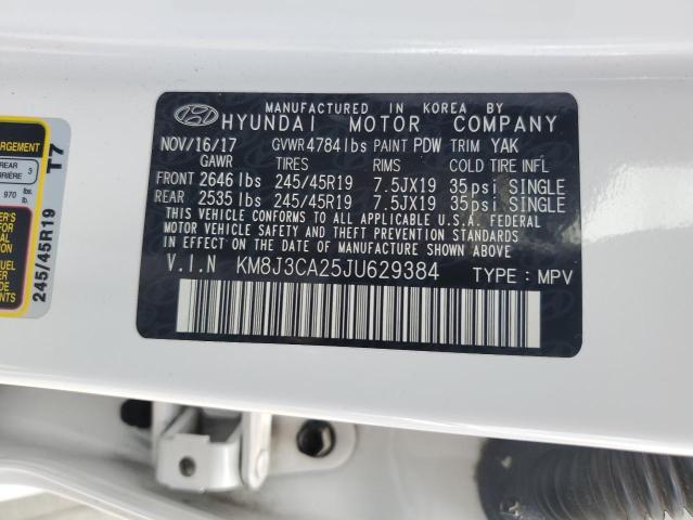 2018 HYUNDAI TUCSON VAL KM8J3CA25JU629384