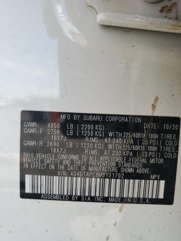 2021 SUBARU OUTBACK TO - 4S4BTAPC8M3131702